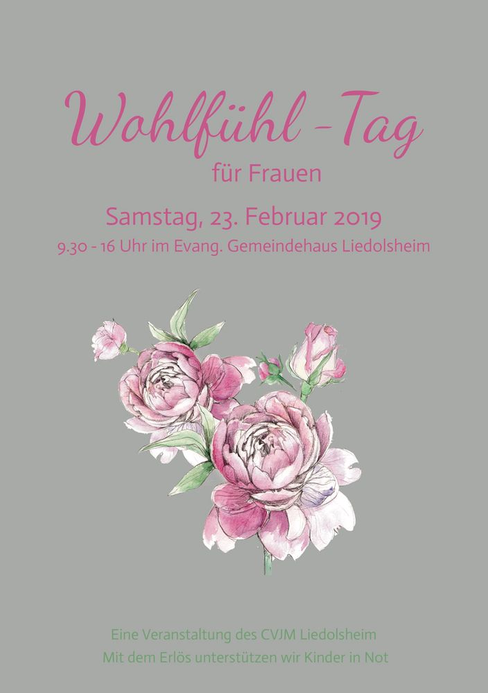 Flyer Wohlfühltag für Frauen 2019